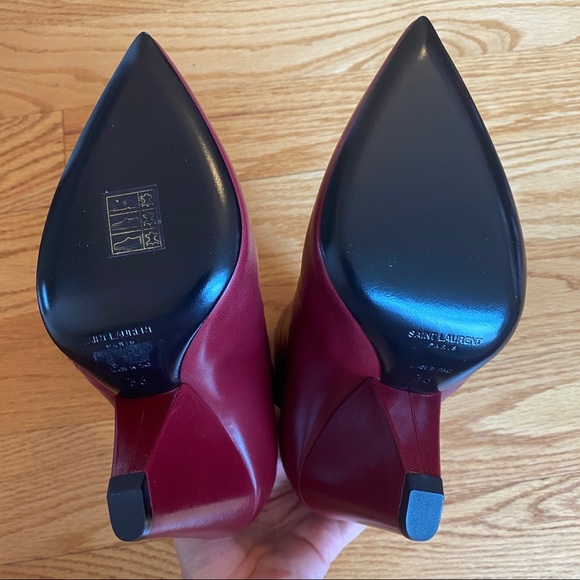 NWT RARE Burgundy YSL Niki Boots ❤️size 36 - Picture 5 of 11